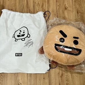 ❌S O L D❌BT21 Shooky 42cm face cushion